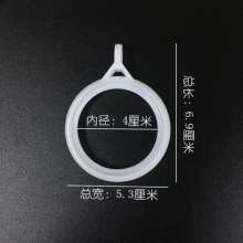 Curtain ring hanging ring Accessories accessories Plastic hook ring Curtain buckle Roman rod ring ring Raw material Taiping ring hanging ring