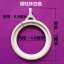 Curtain ring, curtain ring, thickened and enlarged hook ring, closed loop, silencer fixed ring, curtain accessory ring