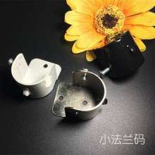Curtain rod flange code Roman rod flange seat Curtain installation code Stainless tube side mounting seat Bracket accessories