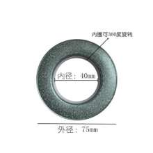 Frosted bright frame silencer ring Roman rod art ring curtain ring curtain accessories accessories Roman rod ring ring ring buckle