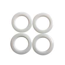 Curtain ring white ring perforated ring PP material curtain accessories buckle ring art ring ring ring Roman rod accessories