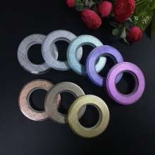 80 square ring curtain ring Roman ring buckle ring ring ring curtain accessories accessories ABS material curtain buckle perforated ring