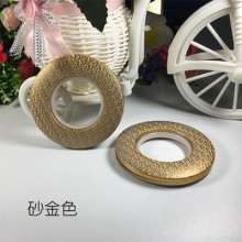 Frosted silencer ring Roman rod art circle curtain perforated ring curtain buckle Roman circle curtain processing accessories