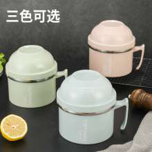 304 stainless steel insulated lunch box. Office worker lunch box. Student instant noodle bowl with lid adult fast food cup 2 layer lunch box. Lunch box
