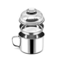 Factory direct large-capacity stainless steel fast food cup. Bento double-layer compartment box Fast food box thickened instant noodle cup canteen. Bento box. Lunch box. Bowl