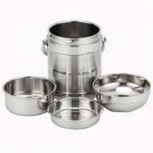 Factory direct vacuum insulated lunch box. Stainless steel pan with three-layer compartments. Large capacity lunch box. Lunch box. Insulation box
