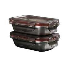 304不锈钢保鲜盒 食品级超大容量冰箱专用冷冻收纳水果便当盒便携  饭盒 保鲜盒