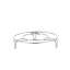 Factory direct sale stainless steel thick line steaming rack pot rack steamer rack high, middle and low triangle bowls. Tripod pot pad