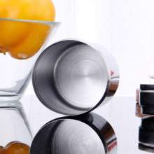 Factory direct stainless steel seasoning pot. Pepper powder bottle rotating seasoning bottle. Thickened non-magnetic powder tube dusting bottle. Toothpick tube