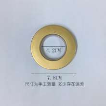 Curtain buckle perforated ring ABS cloth ring private custom art ring nano silencer ring cloth accessories accessory manufacturer