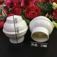 Curtain decoration head K-shaped head curtain plugging and sealing Roman head curtain accessories curtain rod head