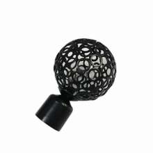 Iron curtain rod decorative head Roman rod plugging head Hollow head Curtain accessories Roman rod accessories
