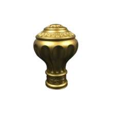 Xiaoman waist curtain rod decorative head Roman rod head plug plug sealing rod head curtain accessories accessories blow molding head