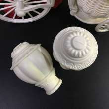 Pumpkin head, curtain rod, decorative head, Roman rod head, plugging, sealing rod head, curtain accessories, accessories, blow molding head