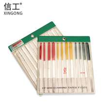 Yipin file flat oblique file CF-400 alloy file electroplated diamond file set from Xiamen, Fujian
