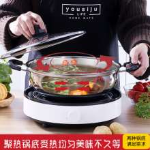 Direct selling thick stainless steel hot pot pot. Noodle cooking pot. Soup pot. With Korean household multi-function induction cooker. Pot