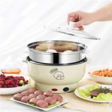 Factory direct stainless steel electric cooker. Multifunctional non-stick electric hot pot. Household electric wok. Double handle electric steamer takeaway. Pot