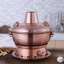 New old Beijing copper hot pot. Household pure copper plug-in old-fashioned dual-purpose charcoal pure copper mandarin duck pot. Shabu-shabu copper pot. Pot