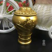 Lotus head, curtain rod, decorative head, Roman head plug, plugging and sealing head, curtain accessories, accessories, blow molding head