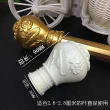 Lotus head, curtain rod, decorative head, Roman head plug, plugging and sealing head, curtain accessories, accessories, blow molding head