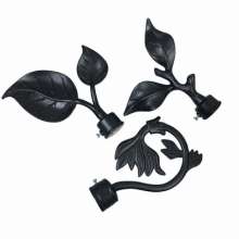 American curtain decoration head Plastic imitation iron art head Roman club head Rod sealing plug Curtain accessories accessories