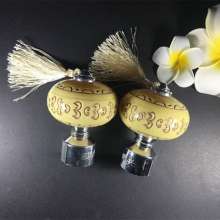 Lantern head Roman rod decorative head curtain plug Curtain accessories Curtain decorative head Roman rod head