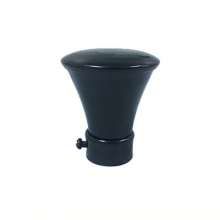 Curtain rod head Roman rod decorative head wrought iron head sealing head plugging horn head curtain accessories accessories factory direct sales