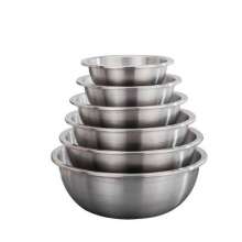Direct selling 304 stainless steel pot sanding Korean soup pot. Small pot. Rice bowl Thicken and deepen fruit pot Salad pot gift. Pot. Pot.
