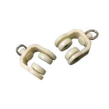 Curved rail big curved wheel Track pulley Curtain hanging wheel Hanging wheel Track accessories Curtain accessories Curtain wheel