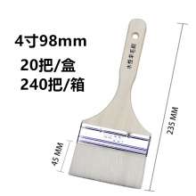Water-based wool brush, wool brush, wool brush with wooden handle, fine brush with wooden handle, soft brush with wooden handle, interior finishing brush, brush