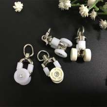 Curtain track pulley Aluminum alloy universal wheel directional wheel Small hanging wheel Curtain accessories accessories Wheel slide
