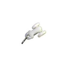 Somfy track wheel curtain pulley electric rail pulley track wheel slide rail accessories hook wheel curtain wheel