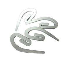 Plastic S hook curtain hook nano hook car track curtain hook plastic tip hook slide rail S hook