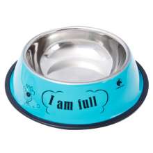 Factory direct stainless steel dog bowl pet bowl. Tableware pet bowl. Teddy Golden Retriever dog food bowl size bowl