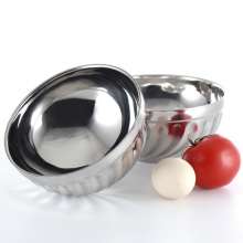 Direct selling stainless steel bowl, children's bowl, bowl, double-layer insulation, anti-scald bowl, drop-proof adult household rice bowl, kindergarten soup bowl canteen