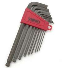 Hexagon socket tools 9-piece ball head L-shaped socket wrench imported chromium molybdenum steel