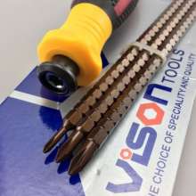 Telescopic dual purpose screwdriver three-in-one environmental protection large handle S2 steel