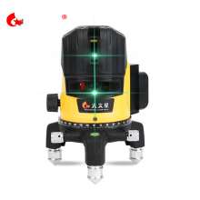 Green light level. Laser 2-line 3-line 5-line water leveling instrument, high-precision strong light infrared automatic wire-playing and casting instrument. Level