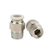 Pneumatic component connector hpc quick connector HPC. Thread straight through the spot. Pneumatic accessories. Pneumatic components. Pneumatic connector