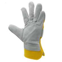 Cowhide welding gloves cowboy heat-resistant, anti-scald, soft and wear-resistant welder welding heat insulation protection canvas boiler short