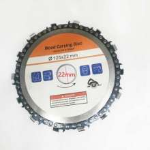 100 angle grinder chain saw blade cutting blade tea table engraving blade woodworking chain disc 115MM slotted circular saw blade