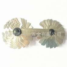 Metric and inch integral thread model. Rib pattern. Thread gauge / tooth gauge 55°+60° Metric + inch. Die