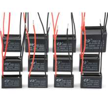 Capacitor 1/1.2/1.5/1.8/2/2.5/3/4/5/6/8/10UF fan motor CBB61 start capacitor 450V