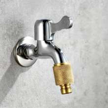 Household washing machine water pipe joint faucet all copper multi-function car wash faucet 4 in charge of universal joint