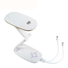 New LED-123 charging treasure touch small desk lamp USB mobile power folding eye protection reading lamp
