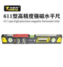 Tesi Leopard 611 High-precision Strong Magnetic Level Spirit Level Aluminum Alloy Thickened Strong Magnetic Level Multi-Specification Building Decoration Level