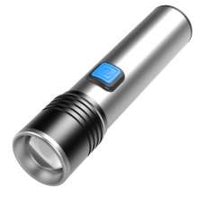 Cross-border hot style charging and focusing mini flashlight led outdoor glare multi-function gift USB flashlight