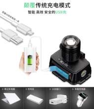 DP long-term 7209 strong light rechargeable lithium battery led induction headlight outdoor night fishing headlight led hunting mining headlight