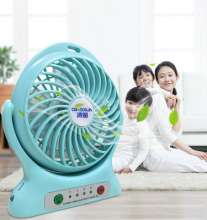 Sale Qingxun USB with charging treasure student dormitory desktop mini lithium battery fan portable handheld fan