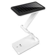 Factory direct supply solar USB charging folding LED desk lamp lithium battery eye protection desk bedside dormitory desk lamp